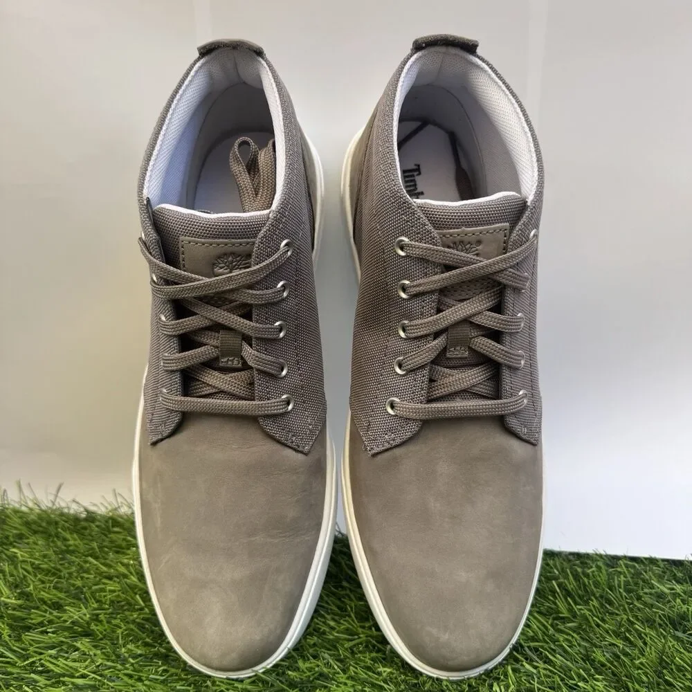 Timberland Groveton Chukka A1GIF Grey Nubuck Men 9.5 US New No Box